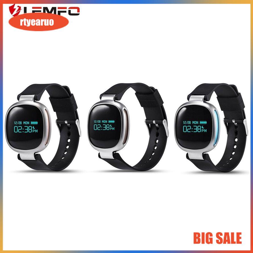 【199k0207】LEMFO E08 Heart Rate Monitor Waterproof Pedometer Watch for Android for iOS