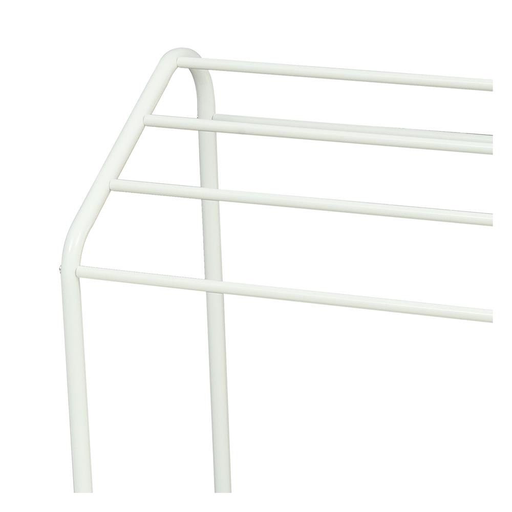 HomeBase PLIM giá treo khăn bằng thép 5 thanh có thể gấp lại W85xH5,5xD27cm