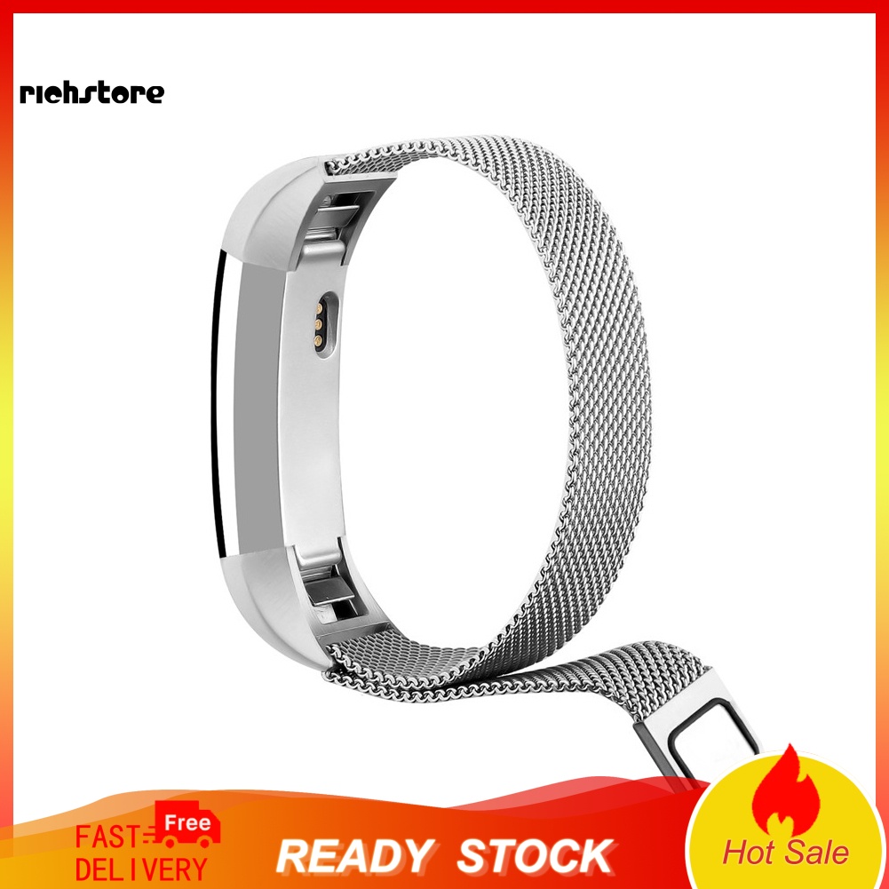 Dây đeo thay thế bằng kim loại có thể điều chỉnh cho Fitbit Alta/Alta HR/Alta Ace