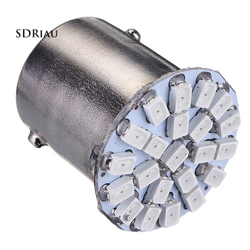 Bộ 2 đèn LED báo hiệu màu vàng 1156 1206 SMD 12V gắn đuôi xe ô tô