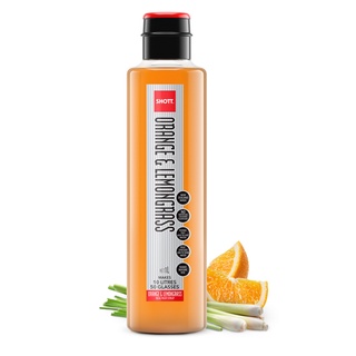 Syrup pha chế SHOTT - Vị Cam Sả (Orange& Lemongrass) - Chai 1L