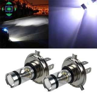 Set 2 bóng đèn pha LED công suất cao H4 100W 20SMD ánh sáng trắng dành cho xe hơi