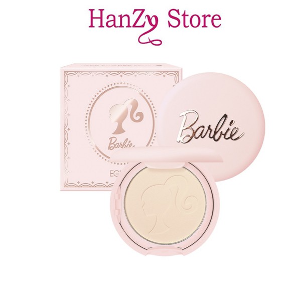 Phấn phủ Eglips x Barbie Blur Powder Pact dạng nén kiềm dầu, che phủ tốt - HanZy Store