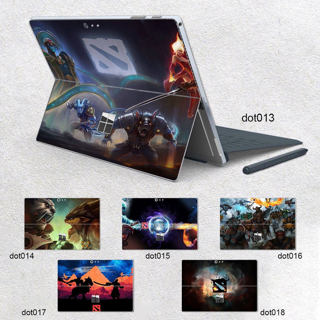 Skin dán hình Dota 2 x03 cho Surface Go, Pro 2, Pro 3, Pro 4, Pro 5, Pro 6, Pro 7, Pro X