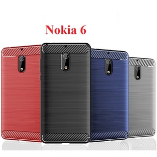 Ốp lưng Nokia 6, Nokia 5 - Ốp lưng chống sốc phay xước chống bám mồ hôi và vân tay, cầm chắc tay chống trơn trượt