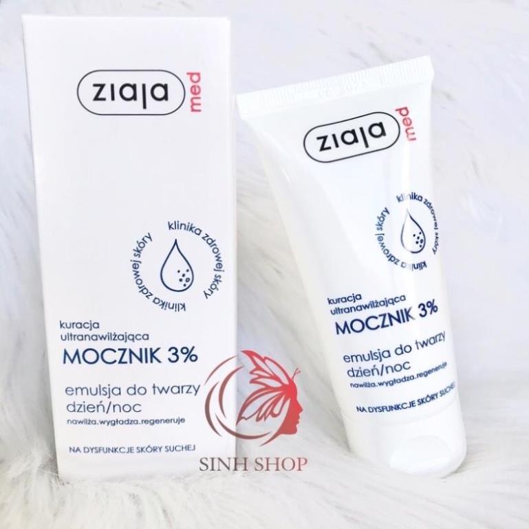 Kem Ziaja Med 3% siêu dưỡng ẩm cho da với ure