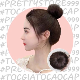Tóc giả nữ 💕 freeship 💕💕búi tròn