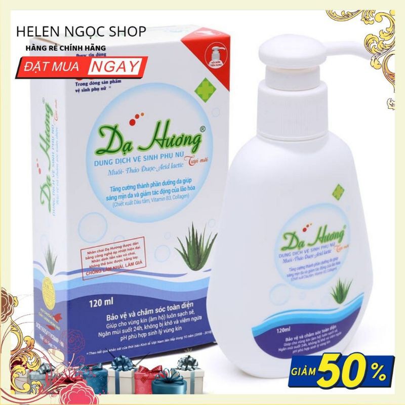 Dung dịch vệ sinh - Dạ Hương trà xanh, lavender, muối và thảo dược/ dạ hương Teen cho bạn gái  100ml/120ml