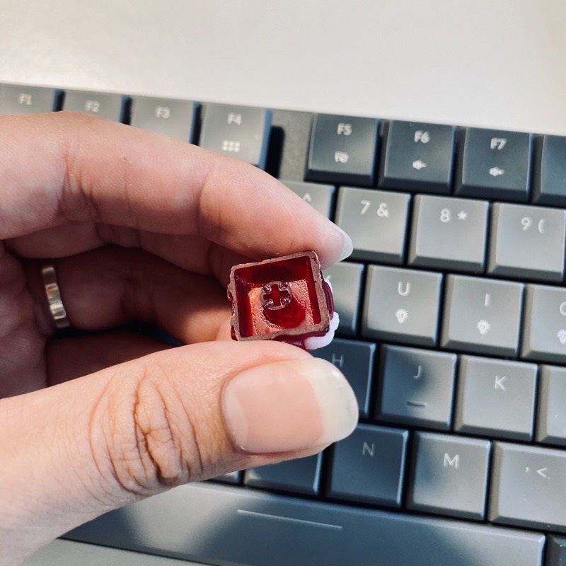 Nút Bàn Phím Cơ Keycap Artisan Sirius Đỏ Trắng Clone trang trí bàn phím cơ Lionvn