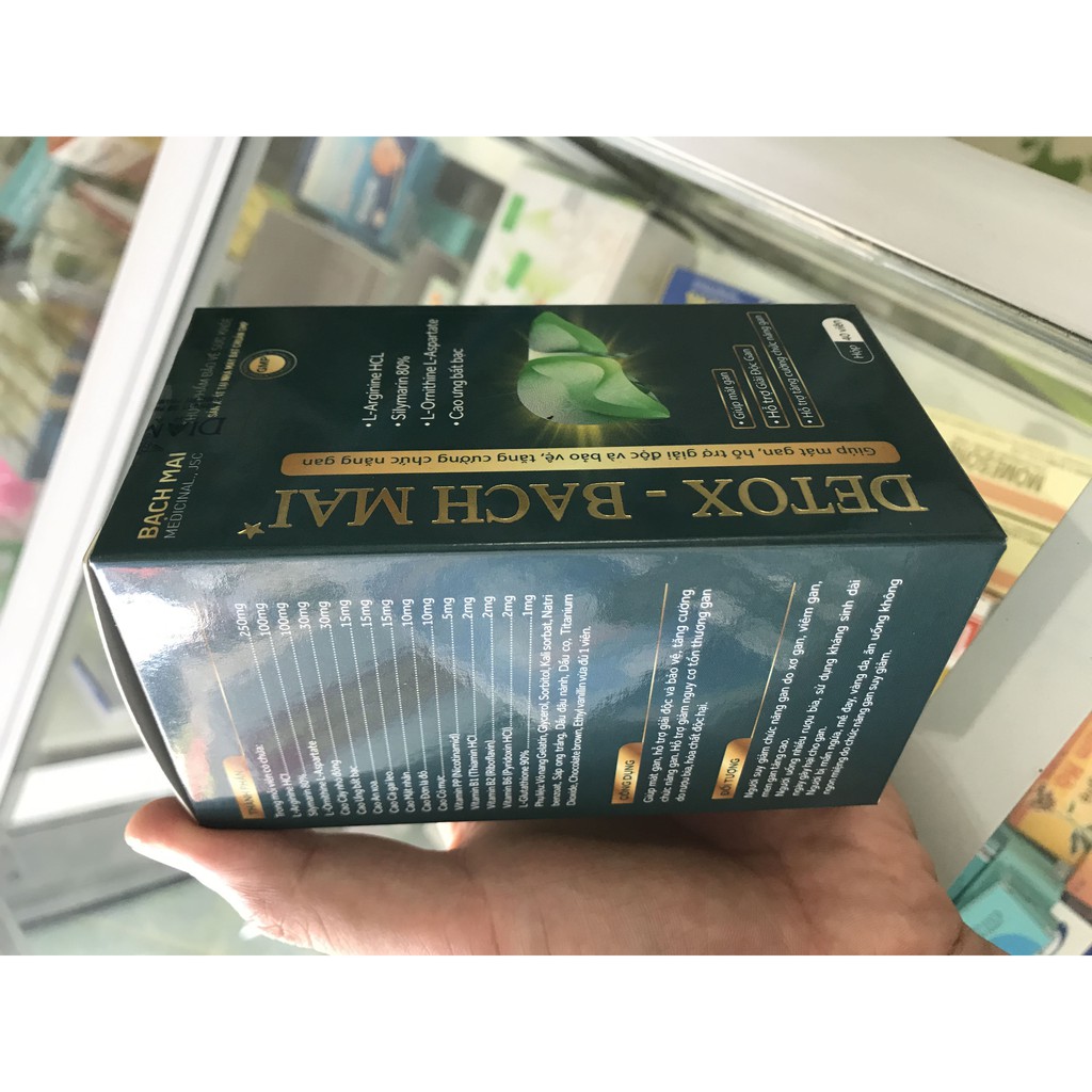 ✅  Thải độc gan Detox Bạch Mai - Mát gan giải độc cơ thể, tăng cường chức năng gan