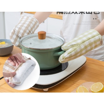 Găng tay cách nhiệt găng tay bông  găng tay nướng găng tay dày găng tay lò nướng-GĂNG TAY CÁCH NHIỆT
