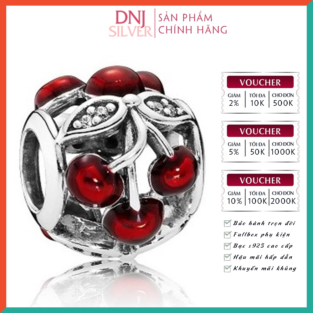 Charm bạc 925 cao cấp, bộ tổng hợp các mẫu charm bạc DNJ để mix vòng charm - Bộ sản phẩm từ DN65 đến DN80