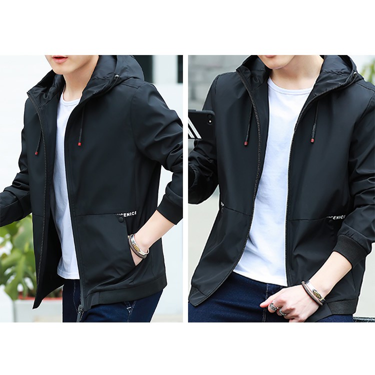 Áo khoát nam trơn nhiều size cao cấp thời trang đẹp cá tính-A1007