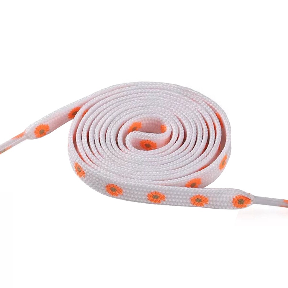 Dây Giày In Hoa Cúc Bằng Polyester Thời Trang Cho Nữ 120cm