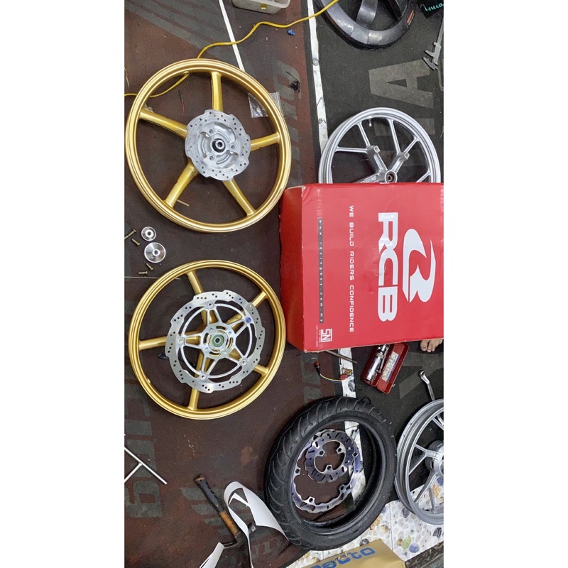 Mâm RCB 5c 1.4-1.6 chế full satria/raider