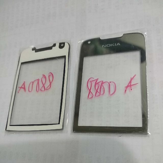 Mặt kính nokia 8800 Arte, cacbon, saphia màu bạc, vàng