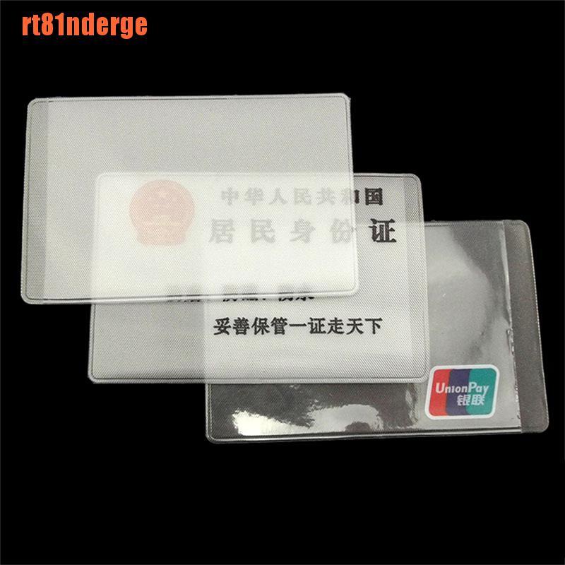 Set 10 Bao Đựng Thẻ Id Bằng Pvc Trong Suốt Tiện Dụng