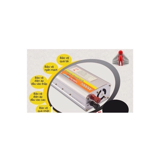 KÍCH ĐIỆN 12V >>220V ( công suất 1000w)