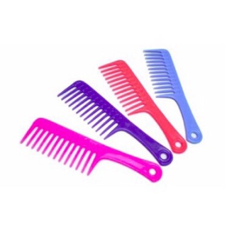 Lược răng thưa chải tóc xoăn, tóc rối