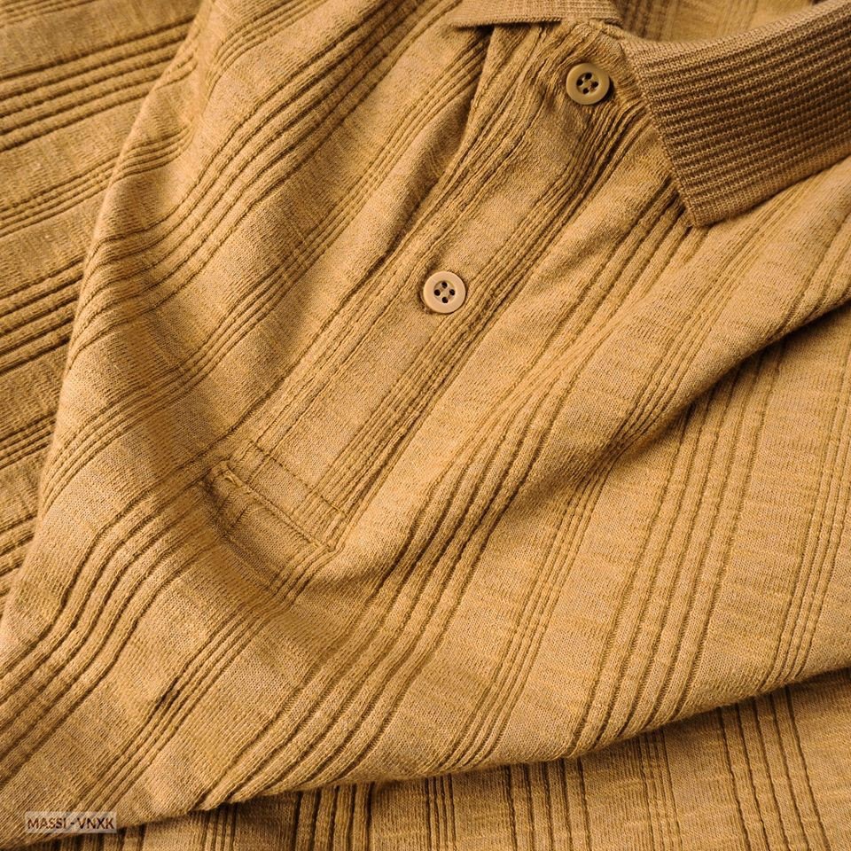 Áo Polo Nam ZARA Chất Len Dáng Slim-fit Phối Line