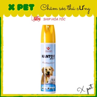 Xịt Hantox Spray diệt bọ chét ve chấy rận ghẻ chó mèo 300ml - diệt các loại bọ trên gia súc gia cầm