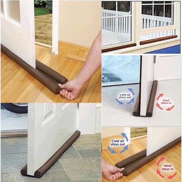 Thanh/Miếng/RON Chặn Khe Cửa 95cm Đa Năng, Ngăn Côn Trùng Chắn Gió Mùi Giảm Ồn Chống Kẹt Tay Chân Bé