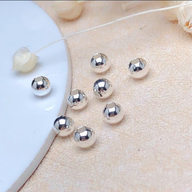 ✅ GIÁ BÁN SỈ ✅ Bạc chuẩn: 100 viên bi bạc 2mm - Hàng chuẩn - đẹp, TH832