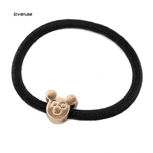 Set 10 dây cột tóc co giãn dễ thương cho bé gái