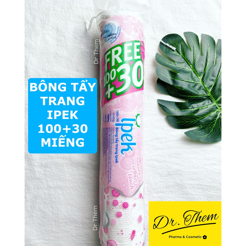 ✅[CHÍNH HÃNG] Bông Tẩy Trang Ipek 80 và 130 Miếng (100+30) Thổ Nhĩ Kỳ