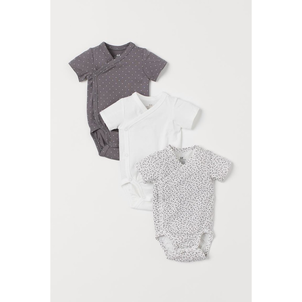 Set 3 body tone xám baby HM UK