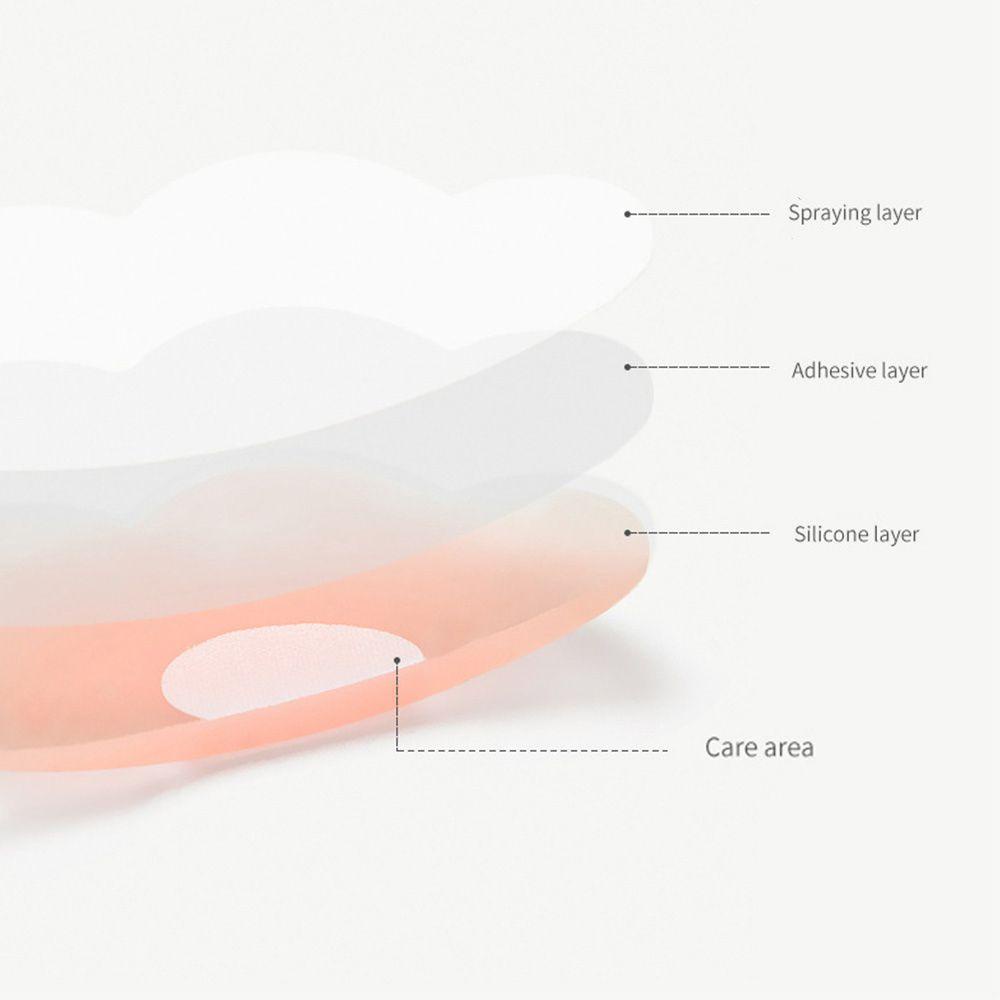 Miếng Dán Ngực Bằng Silicone Siêu Mỏng Tiện Dụng Cho Nữ