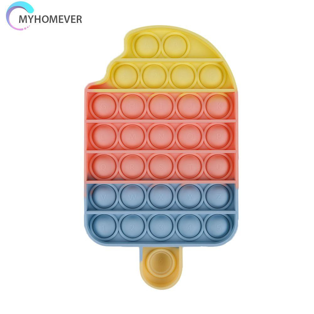 Pop It Fidget Đồ chơi Desktop Push Bubble Đồ chơis Children Adult Stress Reliever Fidget Squeeze Gift
