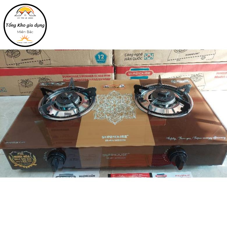 Bếp gas dương kính Sunhouse SHB 3336 《 NEW》- CHÍNH HÃNG , SALE GIÁ TỐT