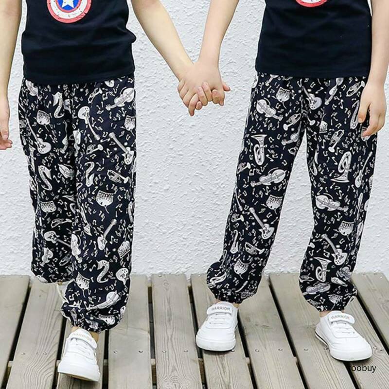 Quần cotton dài họa tiết thời trang xinh xắn nhiều kiểu dành cho bé