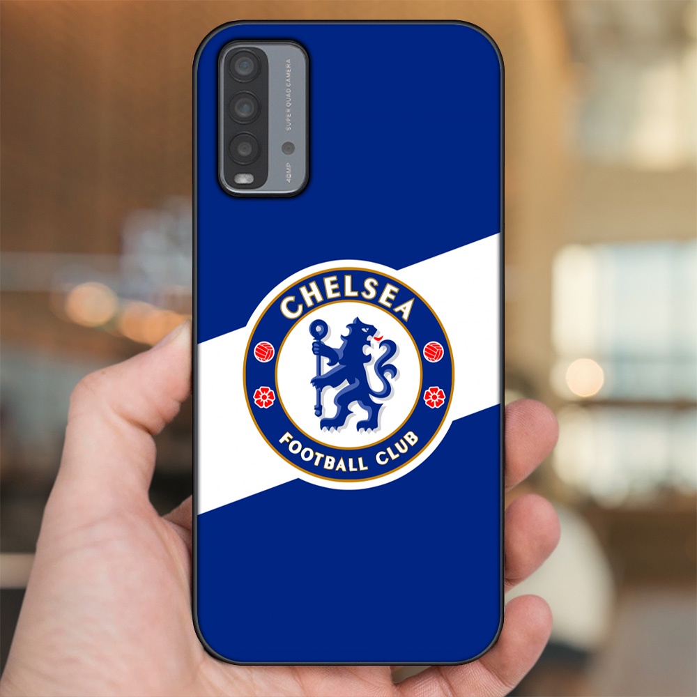 Ốp lưng Xiaomi Redmi 9T viền đen in hình Chelsea FC