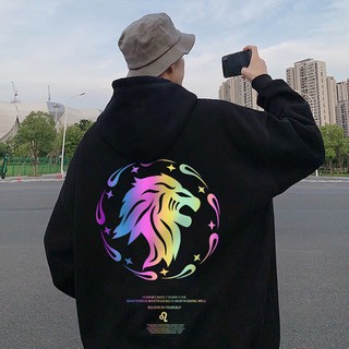 🍎 hoodie cung SƯ TỬ phản quang siêu chất, unisex nam nữ