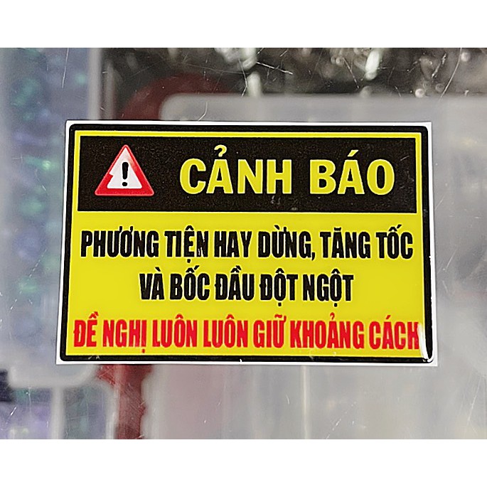 Tem Cảnh Báo Hài Hước Mẫu 2 Độc Lạ Nhất Hiện Nay