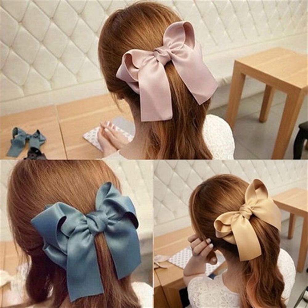 Accessories Women ' s Fashion Bowknot Large Ribbon Big Bow Hairbands