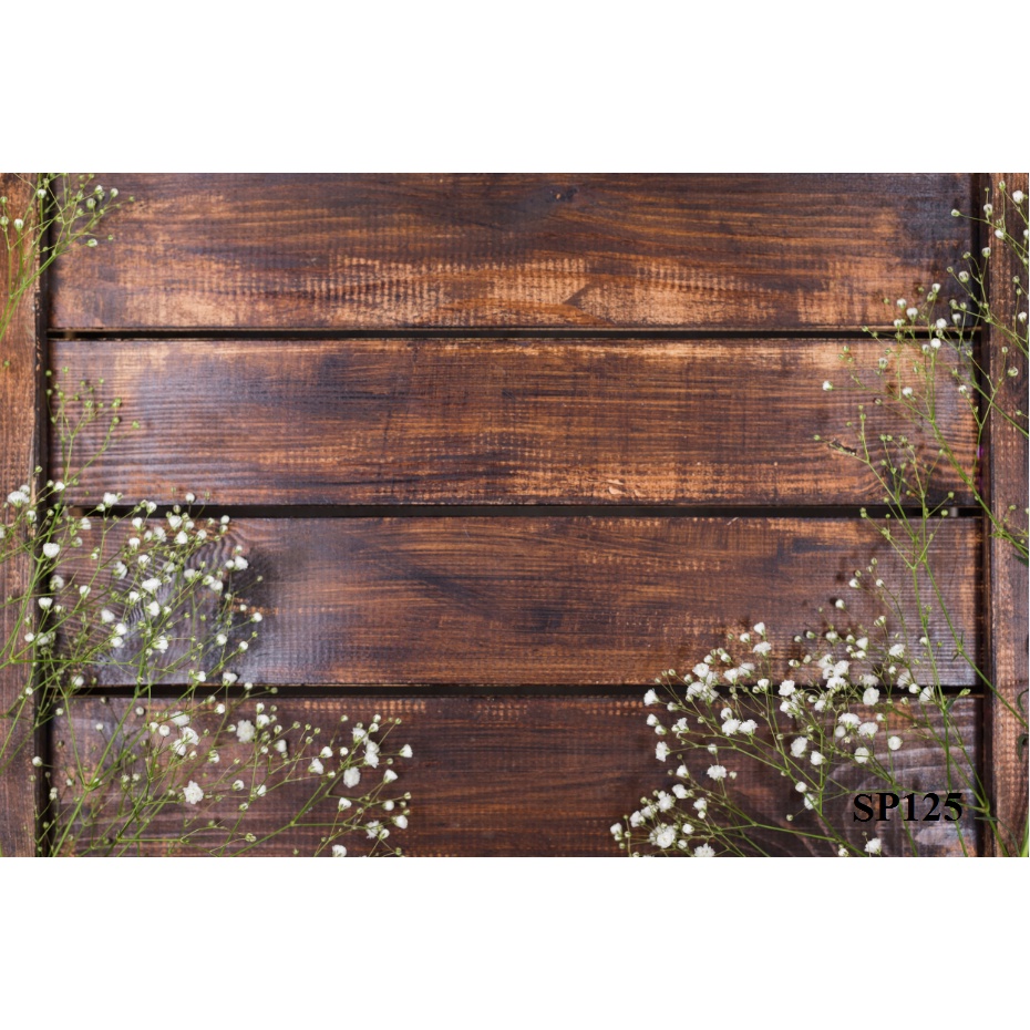 Tấm Phông Nền/Thảm Sàn Vân Gỗ 5D Cao Cấp