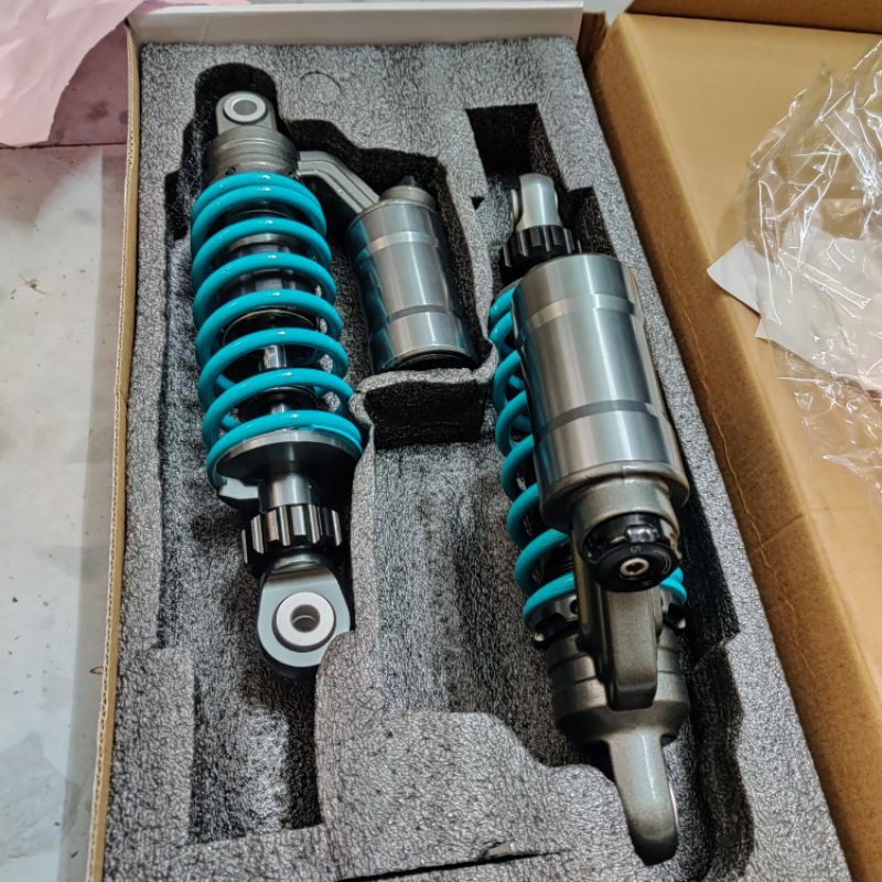 Phuộc sau Ohlins Nitron bình dầu gắn cho Dr Wave  CUP CHARLY ELEGANT  SUVIVA SIRIUS JUPITER WIN