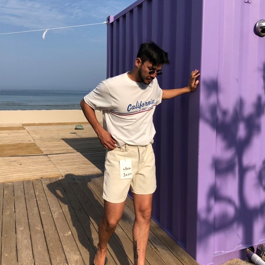 Áo Phông Nam/Nữ Tay Lỡ Form Rộng UNISEX Chất Mát Đẹp Co Dãn In CALIFORNIA Độc Đáo