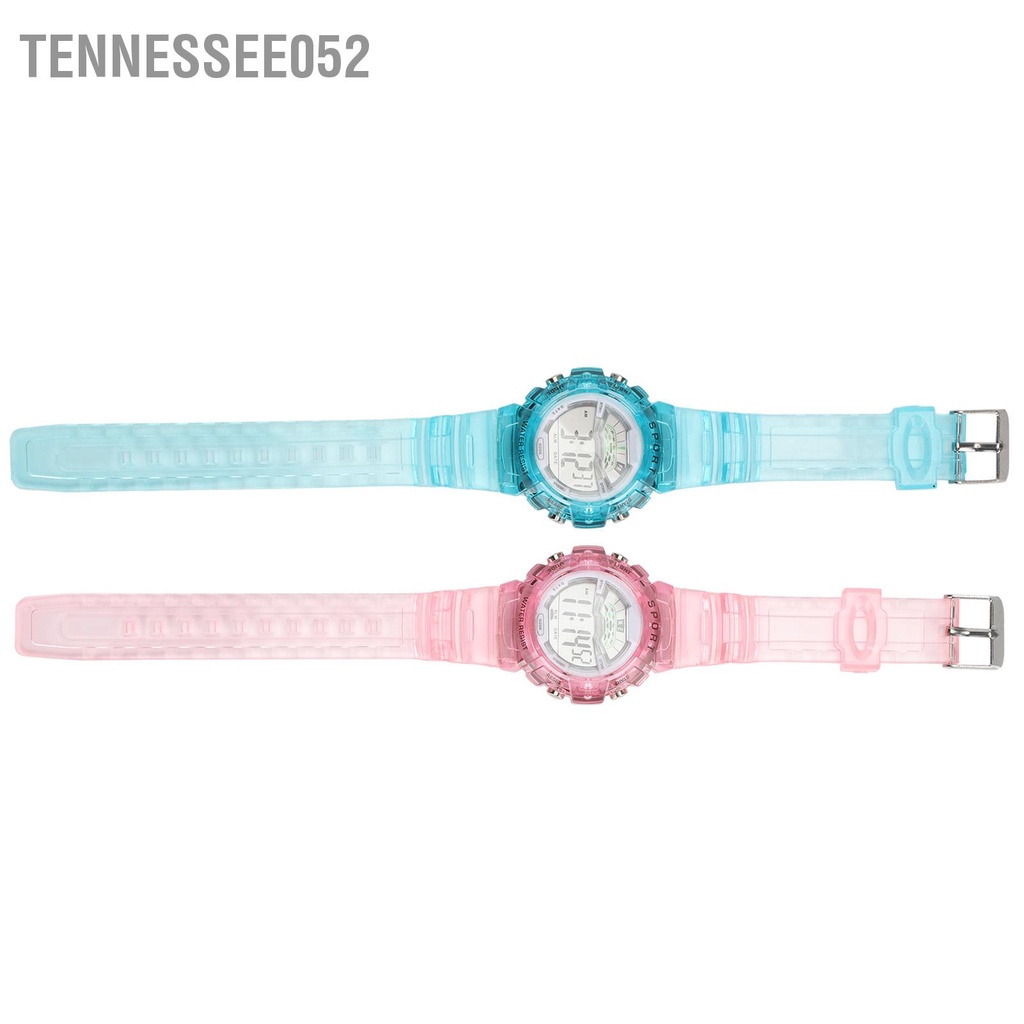 Hàng Sẵn Đồng hồ trẻ em điện tử không thấm nước Đồng hồ đeo tay ban đêm Giảm sức đề kháng cho trẻ em Đồng hồ điện tử đa năng chống nước dạ quang dành cho bé【Tennessee052】
