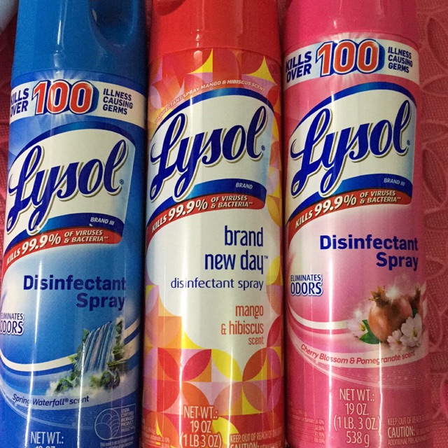 Xịt diệt khuẩn Lysol Mỹ 538gram(có sẵn)