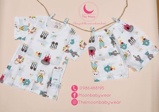 Bộ đồ vải xô cho bé