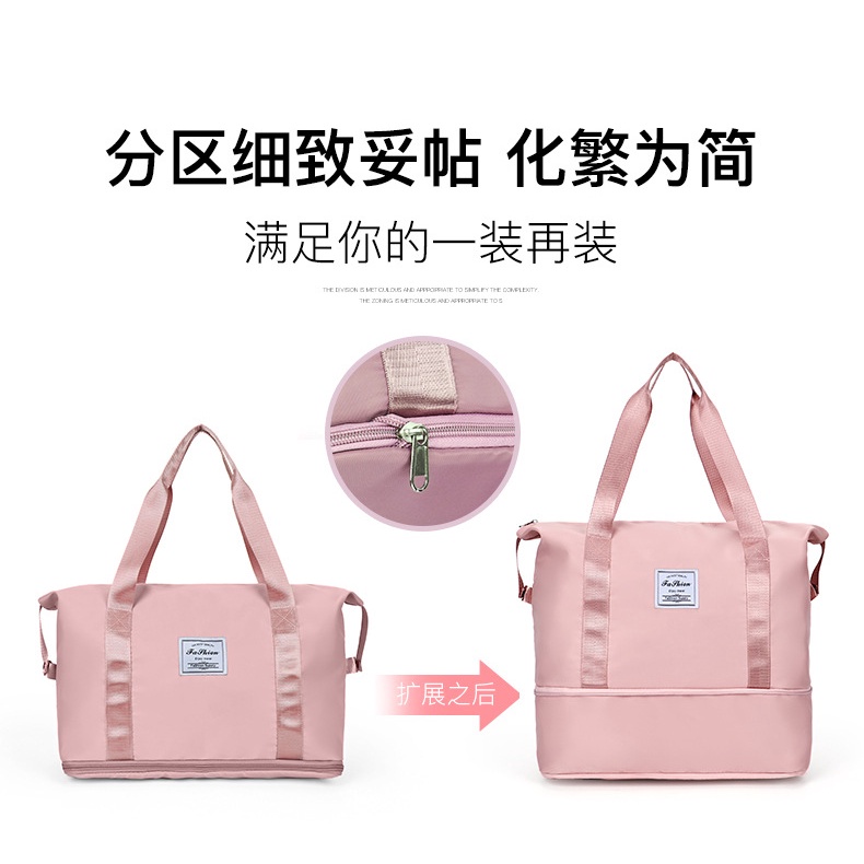 Túi xách JASMIN NOIR đeo vai cỡ lớn bằng vải oxford đơn giản thời trang cho nữ