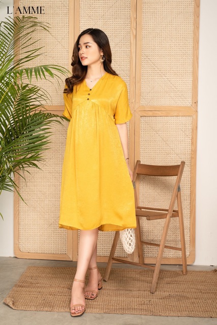 [Mã FATHANG5 giảm 10K đơn 50K] Váy ngủ lụa Sophie Dress mềm mại, tạo thoải mái cho giấc ngủ mẹ bầu thiết kế bởi LAMME