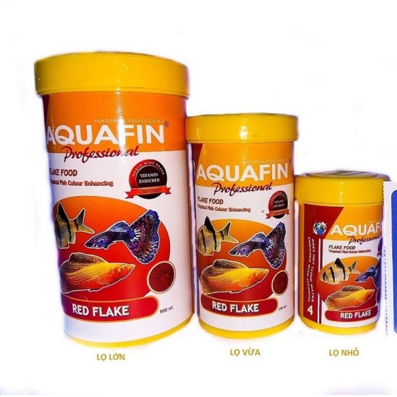 Aquafin - Thức Ăn Cá Cảnh Dạng Lá Mỏng Thức Ăn Cá Cảnh AQUAFIN RED FLAKE