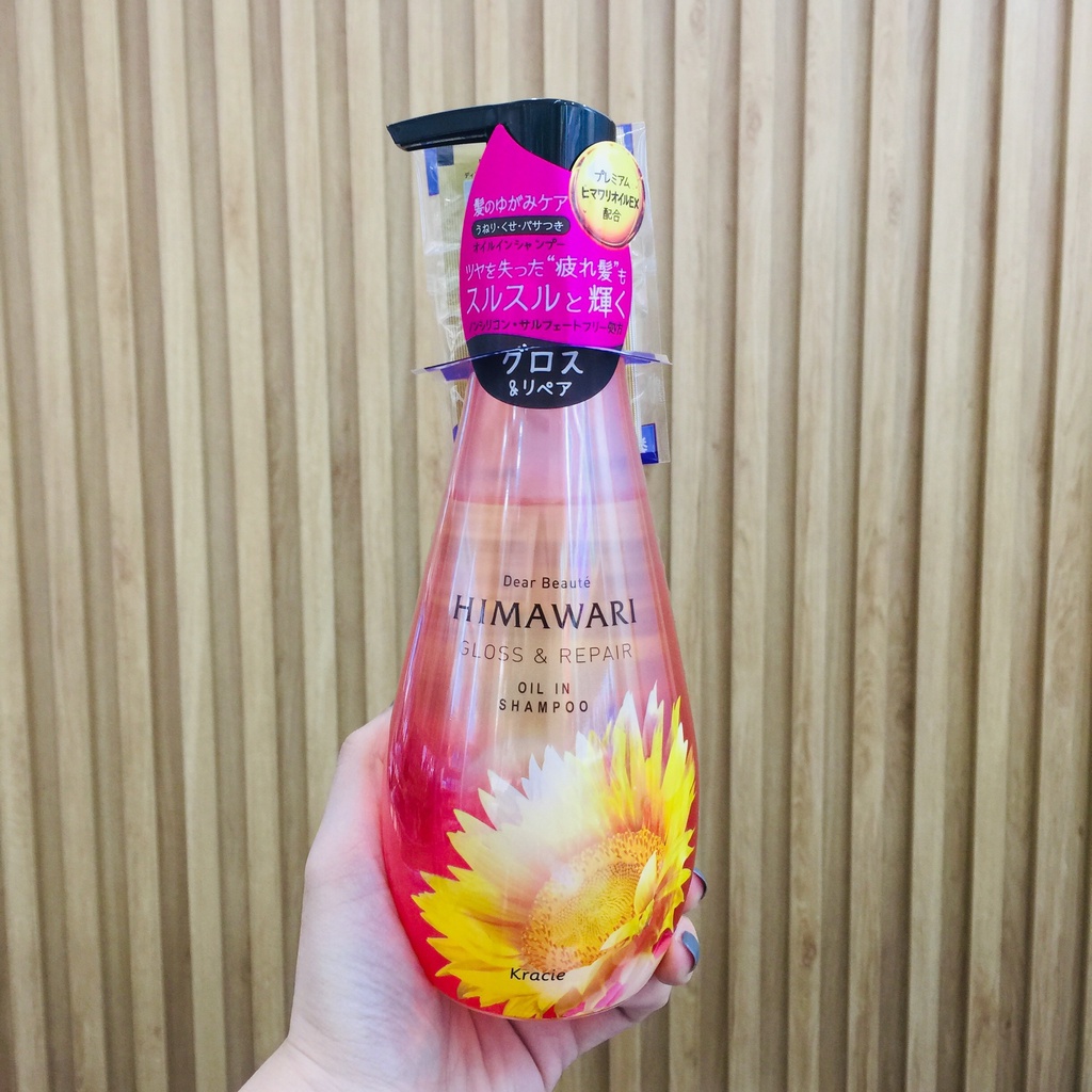 Dầu gội Himawari hỗ trợ phục hồi và làm dày tóc 500ml