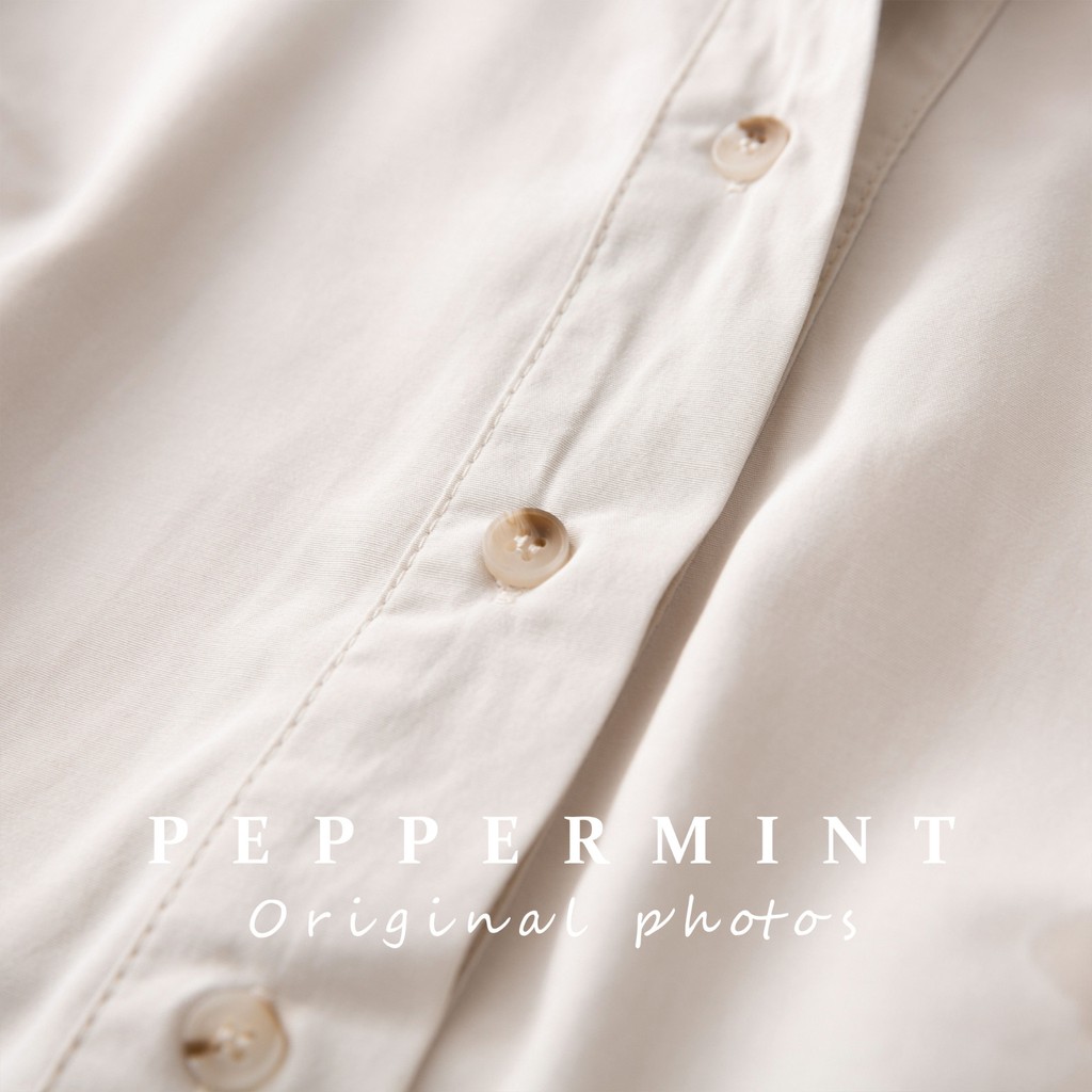 Váy Midi ngắn tay Màu trơn Phong Cách Hàn Quốc 43940