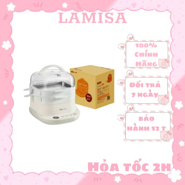 Máy làm bánh cuốn nóng điện bear tặng kèm lồng hấp 2 tầng CFJ-A30Q3 LAMISA